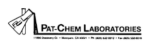 PAT-CHEM LABORATORIES 11990 DISCOVERY CT. MOORPARK, CA 93021 PH. (805) 531-0012 FAX (805) 532-0016 logo