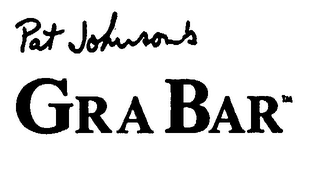 PAT JOHNSON GRABAR