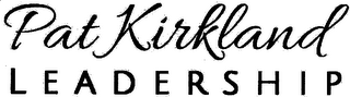 PAT KIRKLAND LEADERSHIP logo