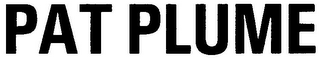 PAT PLUME logo