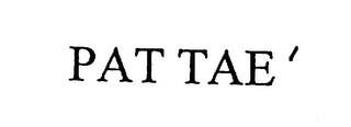 PAT TAE' logo