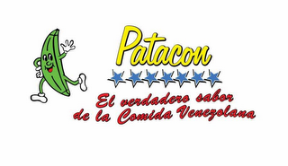 PATACON EL VERDADERO SABOR DE LA COMIDA VENEZOLANA logo