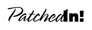 PATCHEDIN! logo