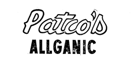 PATCO'S ALLGANIC logo