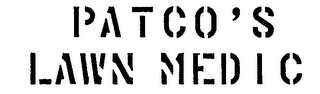 PATCO'S LAWN MEDIC logo