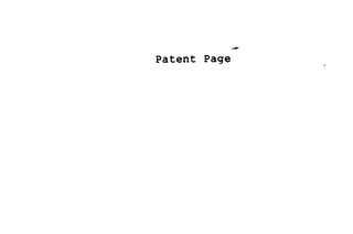 PATENT PAGE logo