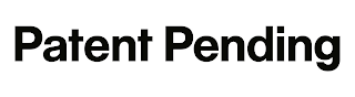 PATENT PENDING logo