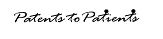 PATENTS TO PATIENTS logo