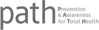 PATH PREVENTION & AWARENESS FOR TOTAL HEALTH logo