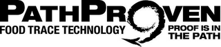 PATHPROVEN FOOD TRACE TECHNOLOGY PROOF IS IN THE PATH logo