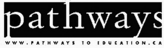 PATHWAYS WWW. PATHWAYS TO EDUCATION. CA logo