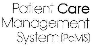 PATIENT CARE MANAGEMENT SYSTEM (PCMS) logo