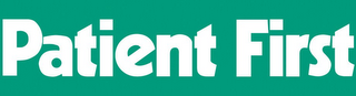 PATIENT FIRST logo