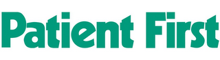 PATIENT FIRST logo
