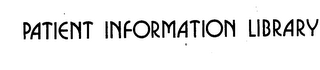 PATIENT INFORMATION LIBRARY logo