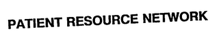 PATIENT RESOURCE NETWORK logo