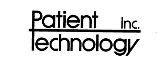 PATIENT TECHNOLOGY INC. logo