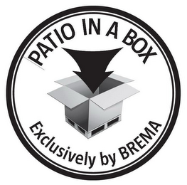 PATIO IN A BOX EXCLUSIVELY BY BREMA logo