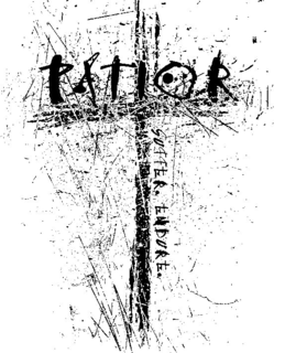 PATIOR SUFFER.ENDURE. logo