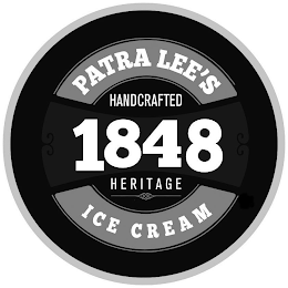 PATRA LEE'S HANDCRAFTED 1848 HERITAGE ICE CREAM logo