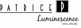 PATRICE P LUMINESCENCE CREME COLORANTE logo