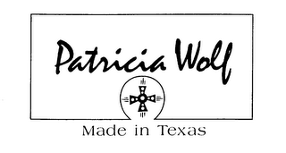 PATRICIA WOLF MADE IN TEXAS logo