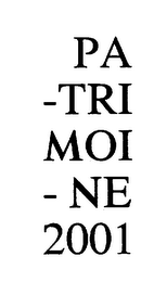 PATRIMOINE 2001 logo
