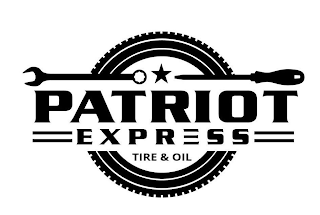 PATRIOT EXPRESS TIRE & OIL logo