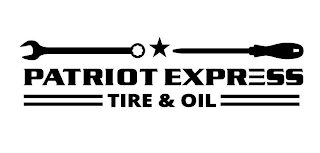 PATRIOT EXPRESS TIRE & OIL logo