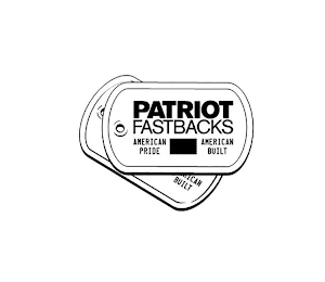 PATRIOT FASTBACKS AMERICAN PRIDE AMERICAN BUILT logo
