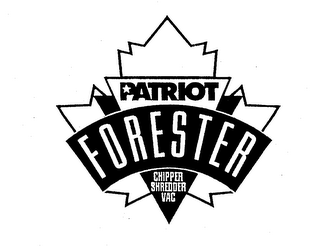 PATRIOT FORESTER CHIPPER SHREDDER VAC logo