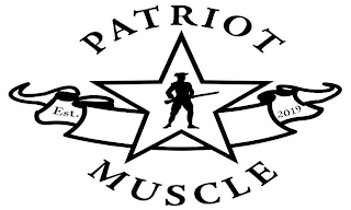 PATRIOT MUSCLE EST. 2019 logo