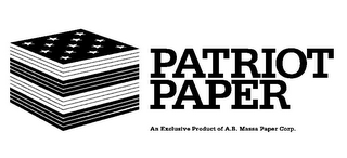 PATRIOT PAPER AN EXCLUSIVE PRODUCT OF A.B. MASSA PAPER CORP. logo