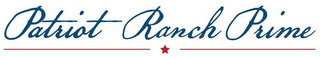 PATRIOT RANCH PRIME logo