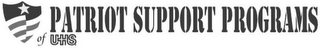 PATRIOT SUPPORT PROGRAMS OF UHS logo