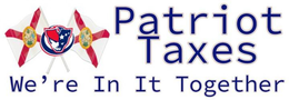 PATRIOT TAXES WE'RE IN IT TOGETHER logo