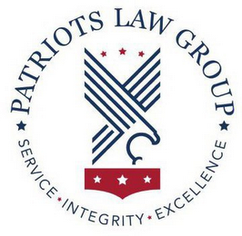 PATRIOTS LAW GROUP SERVICE · INTEGRITY · EXCELLENCE logo