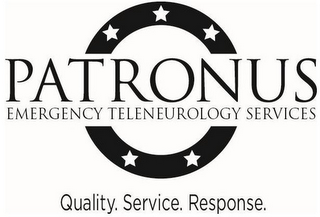 PATRONUS EMERGENCY TELENEUROLOGY SERVICES QUALITY. SERVICE. RESPONSE. logo