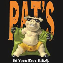 PAT'S IN YOUR FACE B.B.Q. logo