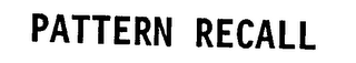 PATTERN RECALL logo