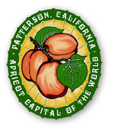 PATTERSON, CALIFORNIA APRICOT CAPITAL OF THE WORLD logo