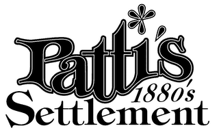 PATTI'S 1880'S SETTLEMENT logo