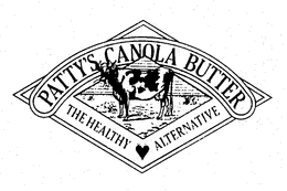 PATTY'S CANOLA BUTTER THE HEALTHY ALTERNATIVE logo