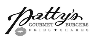 PATTY'S GOURMET BURGERS FRIES SHAKES logo