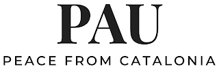 PAU PEACE FROM CATALONIA logo