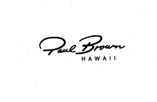 PAUL BROWN HAWAII logo
