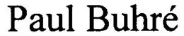 PAUL BUHRÉ logo