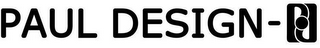 PAUL DESIGN-P.D logo