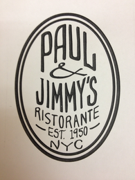 PAUL & JIMMY'S RISTORANTE EST. 1950 NYC logo
