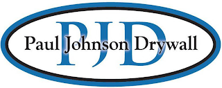 PAUL JOHNSON DRYWALL PJD logo